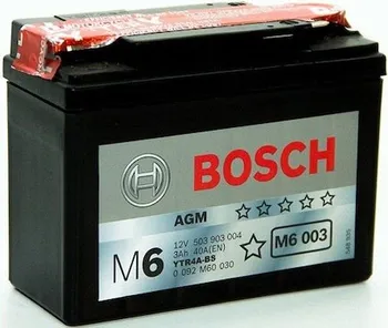 Motobaterie Bosch Moto M6 BO 0092M60030 12V 3Ah 40A