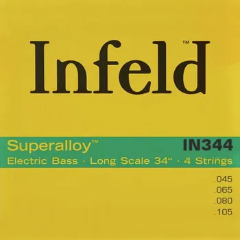Struna pro kytaru a smyčcový nástroj Thomastik INFELD&nbsp;SUPERALLOY IN344 - Struny na baskytaru - sada