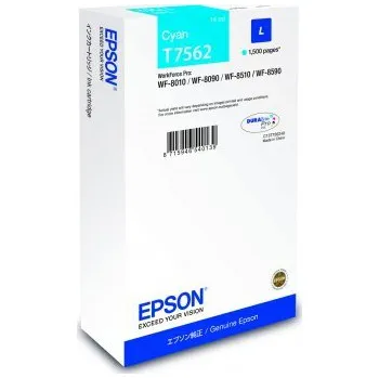 Originální inkoust Epson T7562L (C13T756240), azurový
