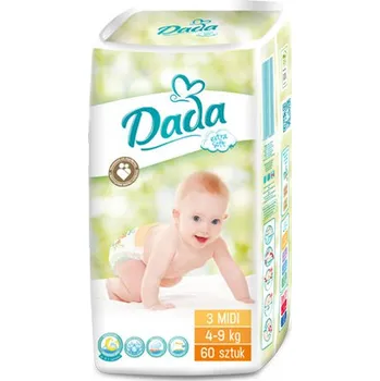 jednorázová plena DADA Extra Soft 3 Midi 4-9 kg
