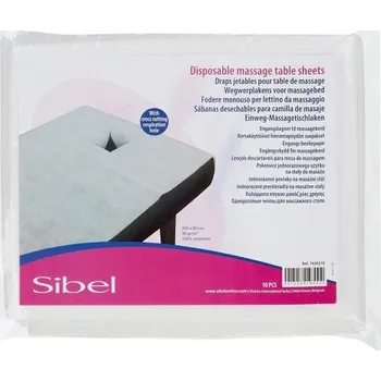 Prostěradlo Jednorázový povlak na masážní stůl Sibel 10 ks - 200 x 80 cm (7420218) + dárek zdarma