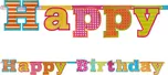 Partydeco Girlanda Happy Birthday…