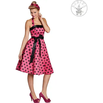 Karnevalový kostým Rubies Německo Růžovo-černé z 50-tých let D varianta: 42