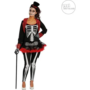 Karnevalový kostým Mottoland Německo Miss Bone Jangles - kostým D varianta: 34