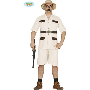 Karnevalový kostým Guirca Fiestas Španělsko Africký lovec - kostým L varianta: M 48 - 50