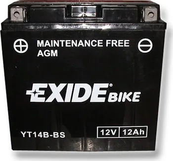 Motobaterie Exide Bike Maintenance Free YT14B-BS 12V 12Ah 190A