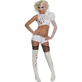 Karnevalový kostým Rubies USA Kostým Lady Gaga 2009 VMA Performance Costume - licenční kostým D varianta: XS - 32