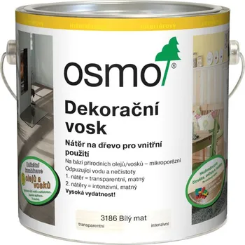 Olej na dřevo OSMO Color Dekorační vosk transparentní 0,75 l