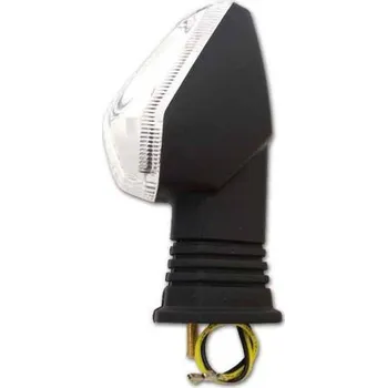 Osvětlení pro motocykl LED blinkry Suzuki na motorku, čiré sklo, černá, přední pravý / zadní levý