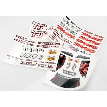 RC vybavení Traxxas samolepky: Nitro Rustler