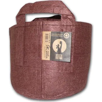 Květináč Root Pouch Boxer 25 cm hnědý