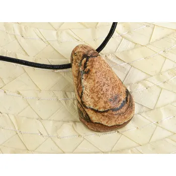 Přívěsek Přívěsek jaspis obrázkový na šňůrce 7,0g