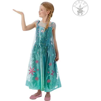 Karnevalový kostým Rubies USA Elsa Fever Dress Frozen Child - Elsa letní kostým varianta: S 3 - 4 roky