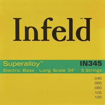Struna pro kytaru a smyčcový nástroj Thomastik INFELD&nbsp;SUPERALLOY IN345 - Struny na baskytaru - sada