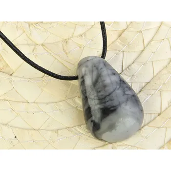 Přívěsek Jaspis piccasso přívěsek na šňůrce 11,9g