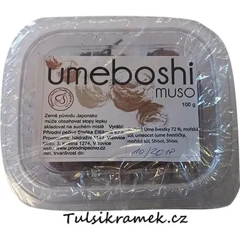 Přírodní pečivo Elšíková UMEBOSHI 100g