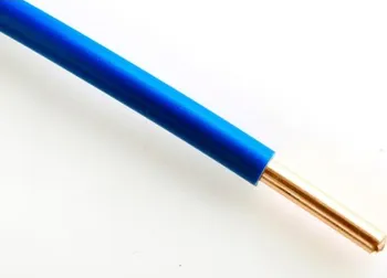 elektrický kabel H07V-U 6 tmavě modrý