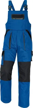 montérky CERVA Max modré/černé prodloužené kalhoty s laclem