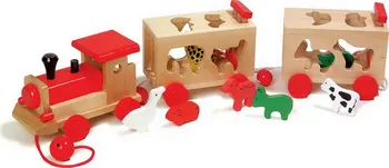Dřevěná hračka Legler Zoovláček
