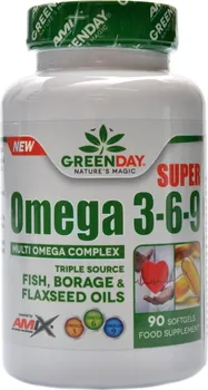 Přírodní produkt Amix GreenDay Super Omega 3-6-9 90 softgels