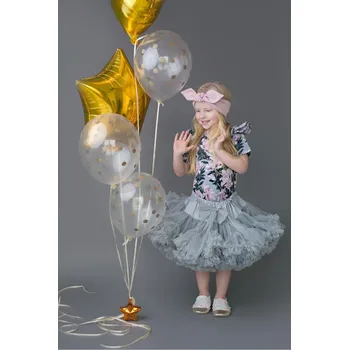 Dívčí sukně Manufaktura Falbanek PettiSkirt Grey