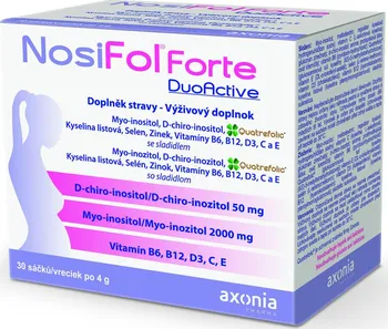 Podpora plodnosti Sakura NosiFol Forte DuoActive sáčky 30 x 4 g
