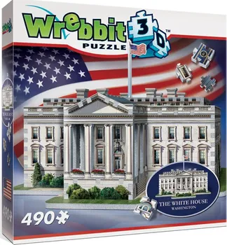 3D puzzle Wrebbit 3D Puzzle Bílý dům Washington 490 dílků