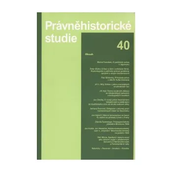 Právněhistorické studie 40 - Karolinum