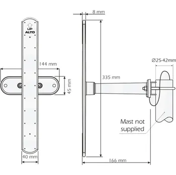 Dálkový ovladač vrat HGO 433-868