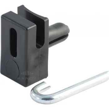 Příslušenství pro plot Příchytka napínacího drátu PVC, natloukací, antracit