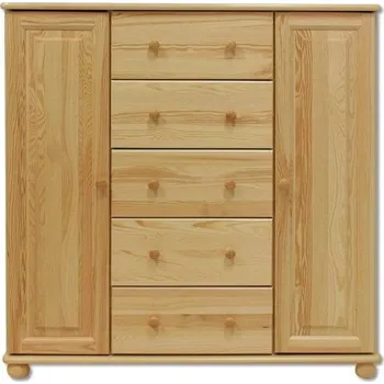 Komoda Nabytek-dreveny.cz Dřevěná masivní komoda masiv 125 Barevné provedení: Dub