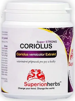 Přírodní produkt Superionherbs Coriolus versicolor Extrakt 90 cps.