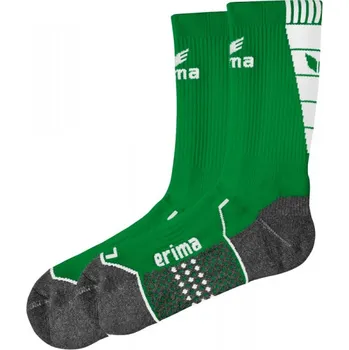 Pánské ponožky ERIMA TRÉNINKOVÉ PONOŽKY FOTBAL - Tmavě zelená, Bílá - velikost 2 uk