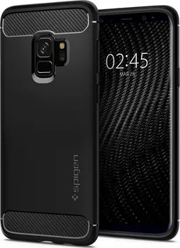 Pouzdro na mobilní telefon Spigen Rugged Armor Samsung Galaxy S9 černé