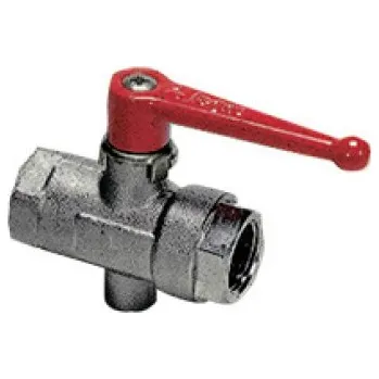 Ventil Pneumatický kulový kohout trojcestný s portem pro odfuk G3/4"vni^18mm Legris 0489 18 27