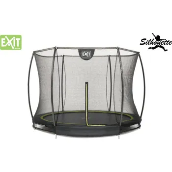 Trampolína Přízemní trampolína Exit Silhouette Ground 244 cm s ochrannou sítí