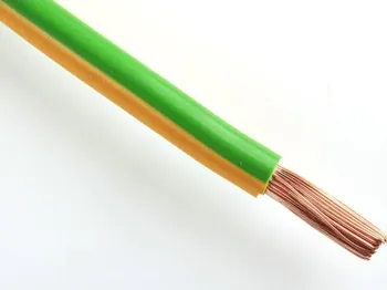 Průmyslový kabel H07V-K 16 žlutozelený