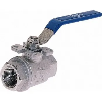 Ventil Pneumatický NEREZ kulový ventil dvoucestný G3/8"vni^10mm Legris 4812 10 17