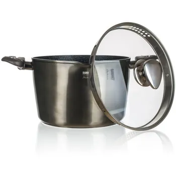 Hrnec Banquet Metallic Platinum hrnec na těstoviny 24 cm