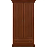 BRW šatní skříň Kent ESZF-2D1S, kaštan