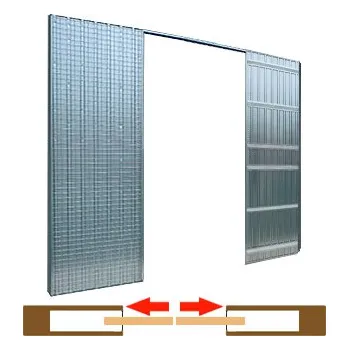 Zárubeň dvoukřídlé pouzdro Scrigno Stech 1435mm příčka: 105mm / zdivo