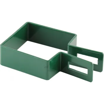Příslušenství pro plot Příchytka panelu na sloupek 60x60 mm, koncová, zelená