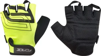 Cyklistické rukavice Force Sport Fluo rukavice žluté/černé