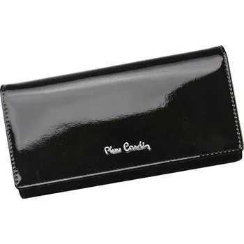 Peněženka Dámská lesklá peněženka Pierre Cardin 05 LINE 100 černá | KabelkyproVas.cz