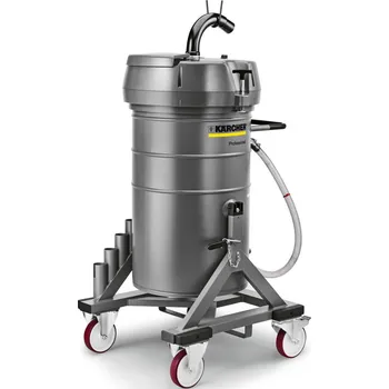 Průmyslový vysavač Profi průmyslový vysavač Kärcher IVR-L 100/24-2 Tc - z ušlechtilé oceli, k vysávání tekutin a špon, 2.4kW, 100L, 50kg, 640x620x1060mm (9.987-885.0)