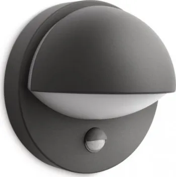 Bodové svítidlo PHILIPS venkovní svítidlo June E27 se senzorem antracit (16246/93/16) 16246/93/16