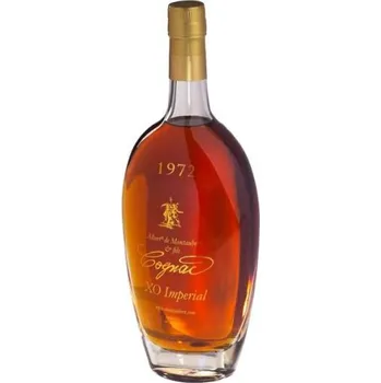 Brandy ALBERT DE MONTAUBERT COGNAC 1972 40% 0,7l (Dřevěný obal)