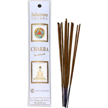 Vonná tyčinka Čakrové tyčinky Fiore D'Oriente 7. čakra - Sahasrára 20 gms. box