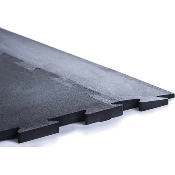 Zátěžová podložka Náběhová hrana 100 cm pro podlahy CROSSFIT puzzle černá