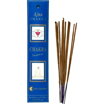 Vonná tyčinka Čakrové tyčinky Fiore D'Oriente 6. čakra - Adžna 20 gms. box